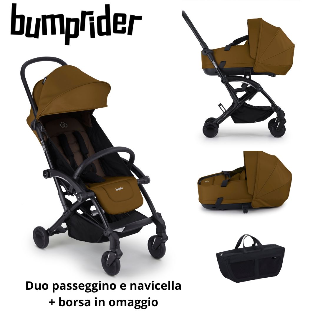 Bumprider - Duo Connect 3+ telaio nero - borsa omaggio