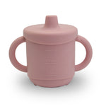 Taiki - Tazza in silicone con due coperchi rosa