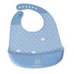 Taiki - Bavaglino in silicone - blu