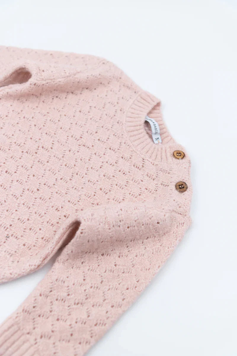 Maglia Lana Rombi Aperti.
